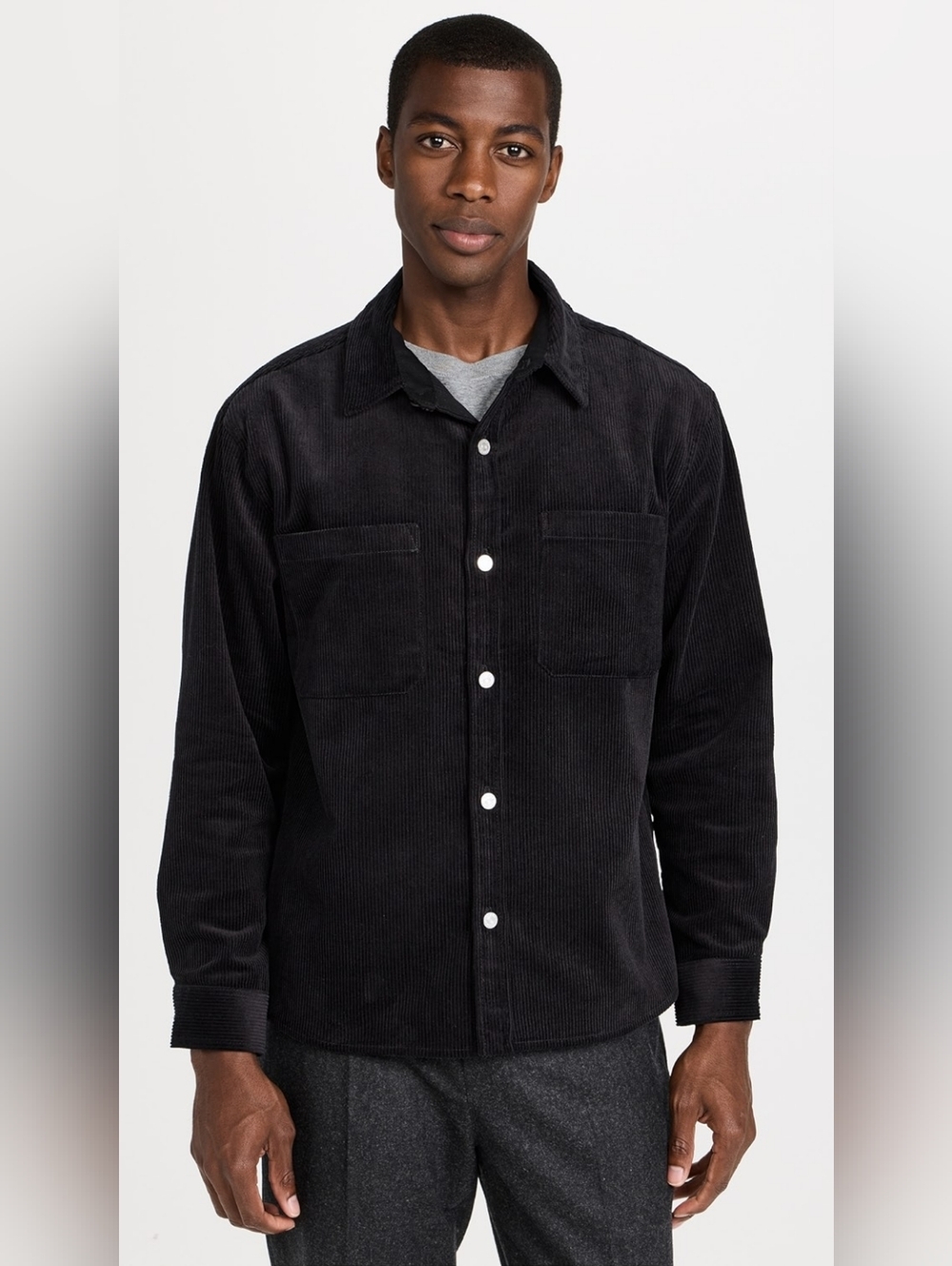 Frame Wide Wale Corduroy Overshirt